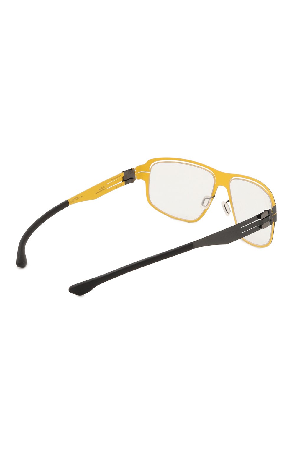 Оправа IC! BERLIN, арт. IB-AMG 09 YELL0W BR0W-GUN-METAL GUN-METAL-YELL0W, фото 4