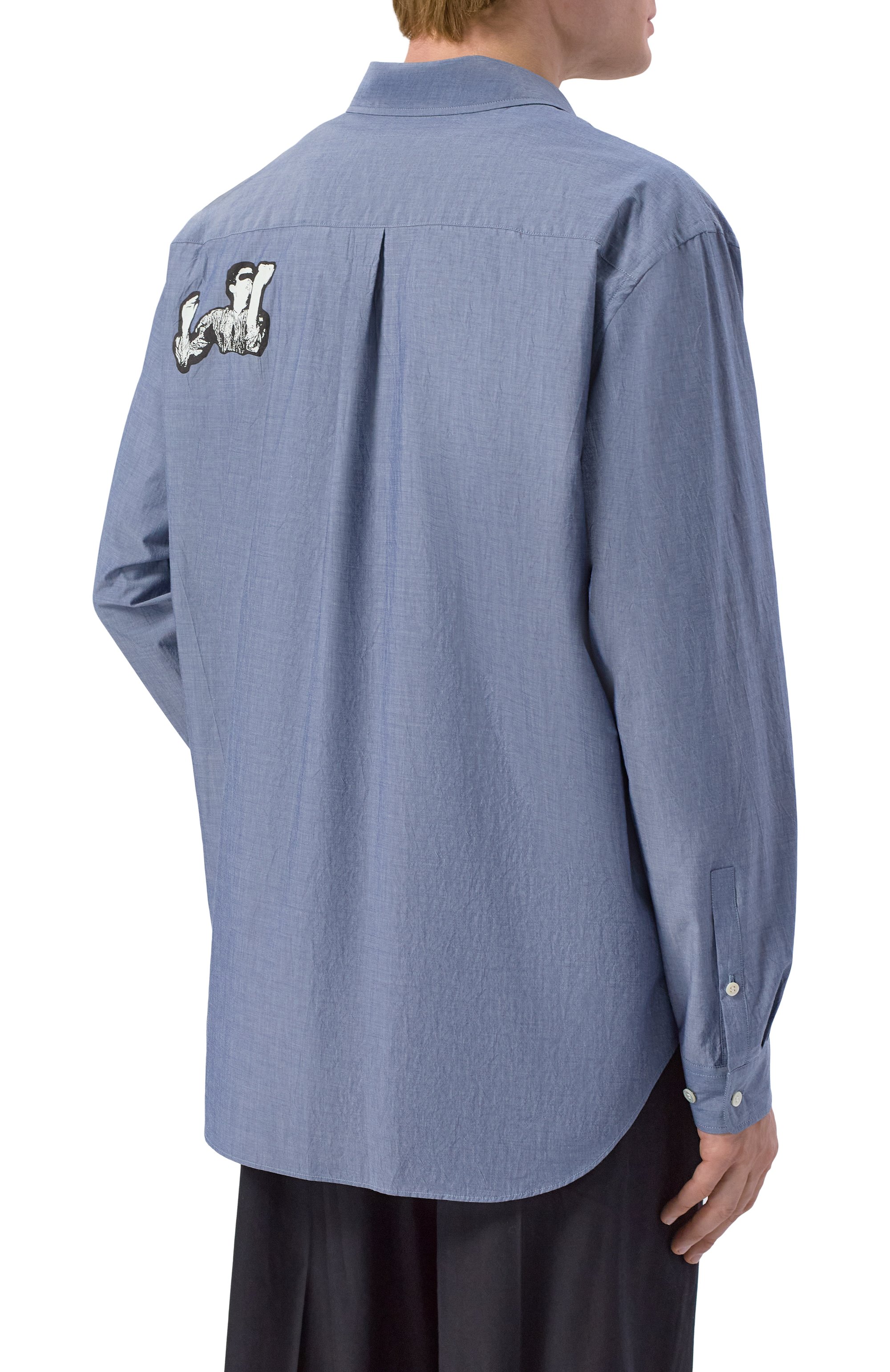 Хлопковая рубашка UNDERCOVER, арт. UP1F4413, фото 4