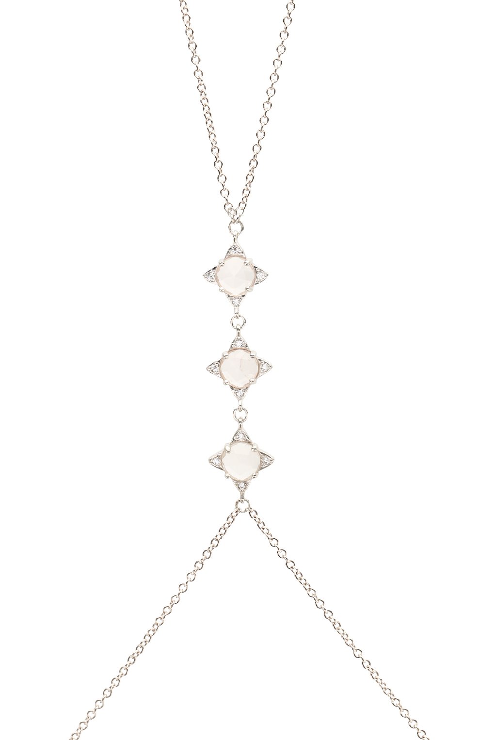 Цепочка на тело с розовым кварцем MOONKA, арт. tr-bc-qrz, фото 2