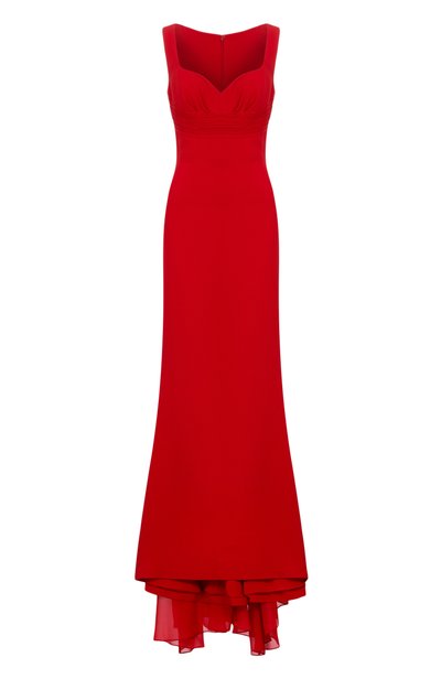 Женское платье из шелка и вискозы ELIE SAAB, арт. D1260NP26/CDS08