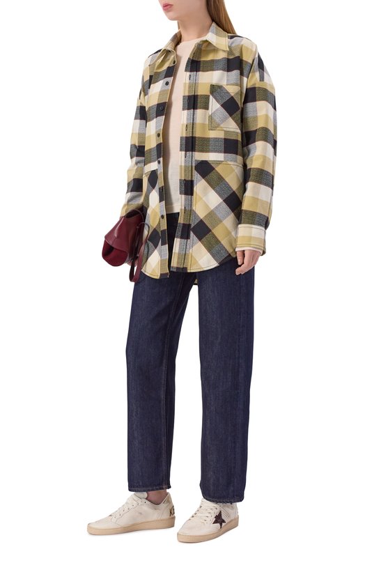 Кожаные кеды Ball Star Golden Goose Deluxe Brand GWF00117.F007296 Кремовый  GWF00117.F007296 Фото 3