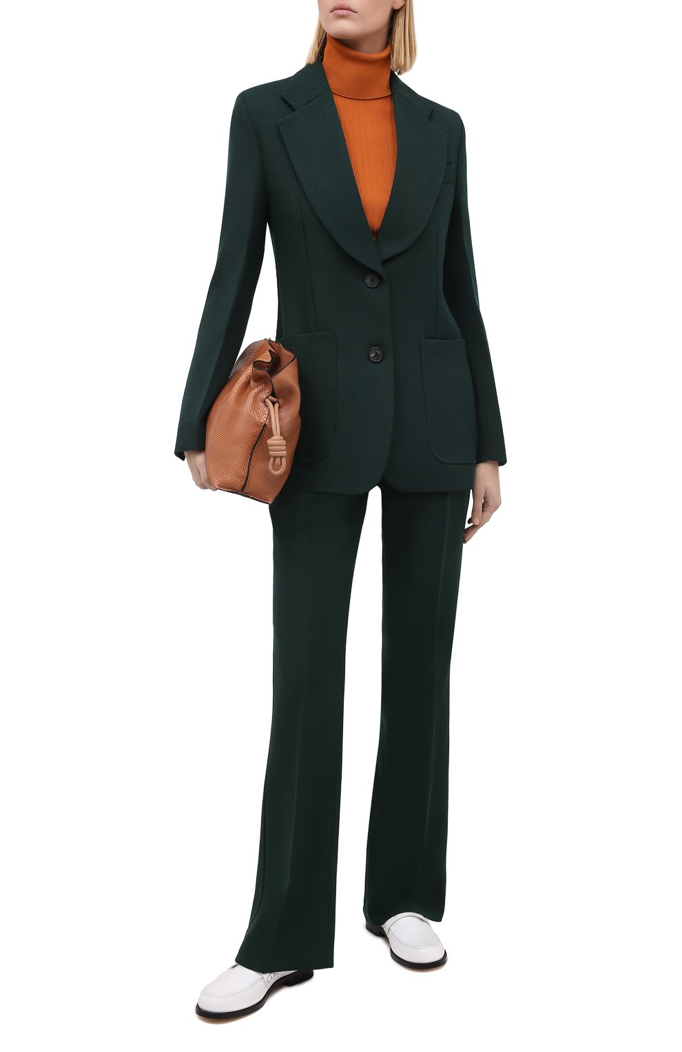 Шерстяные брюки VICTORIA BECKHAM, арт. 1320WTR001727C, фото 2