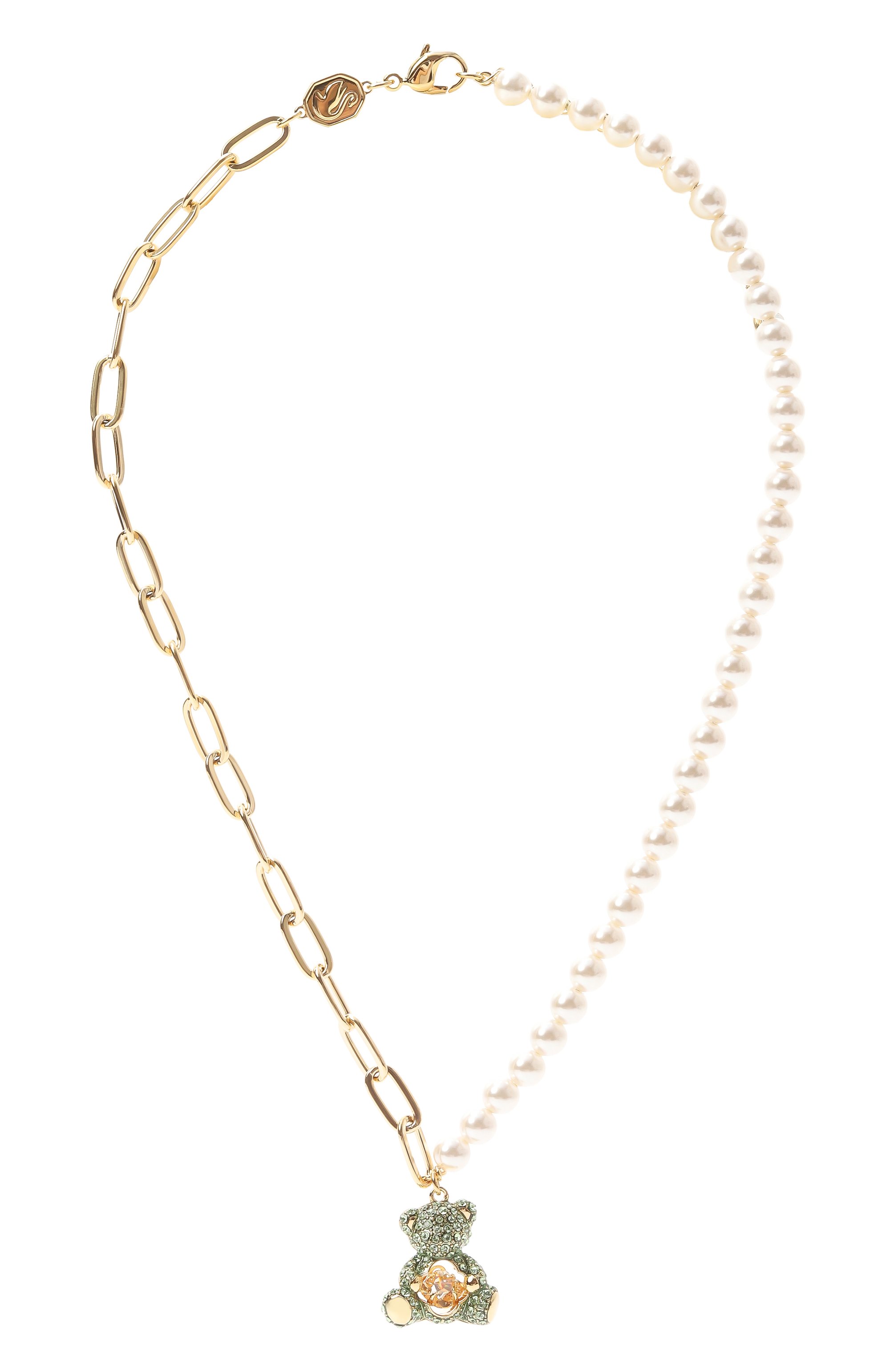 Колье teddy SWAROVSKI зеленого цвета по цене 27550 руб., арт. 5669162, фото 1 Колье teddy SWAROVSKI, арт. 5669162, фото 1