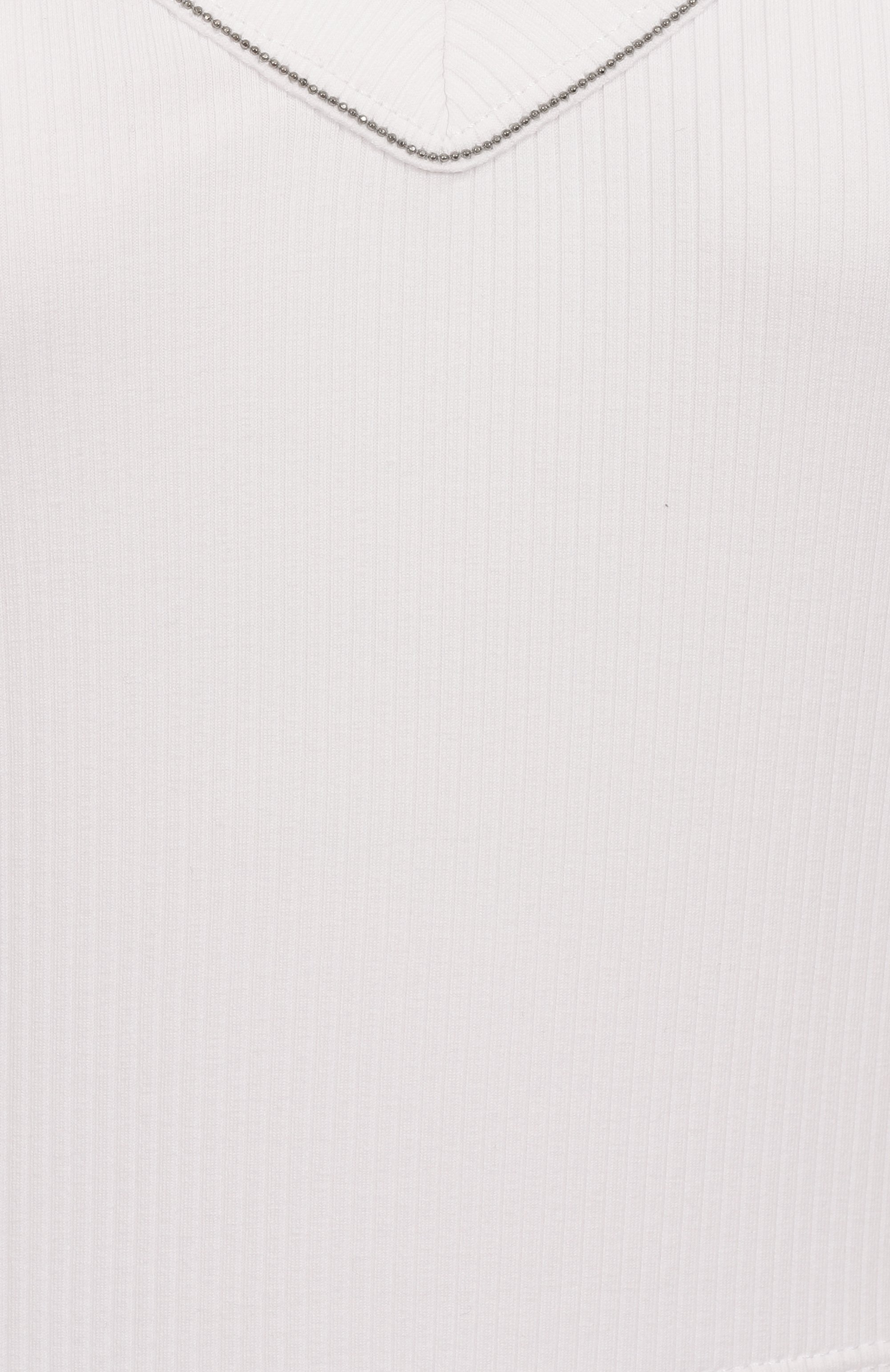 Хлопковая майка BRUNELLO CUCINELLI белого цвета по цене 74750 руб., арт. MG902FP102, фото 6 Хлопковая майка BRUNELLO CUCINELLI, арт. MG902FP102, фото 6