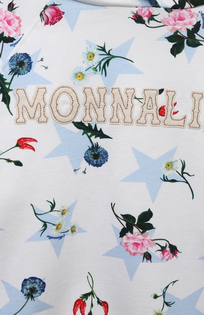 Хлопковое худи MONNALISA, арт. 19C600, фото 3