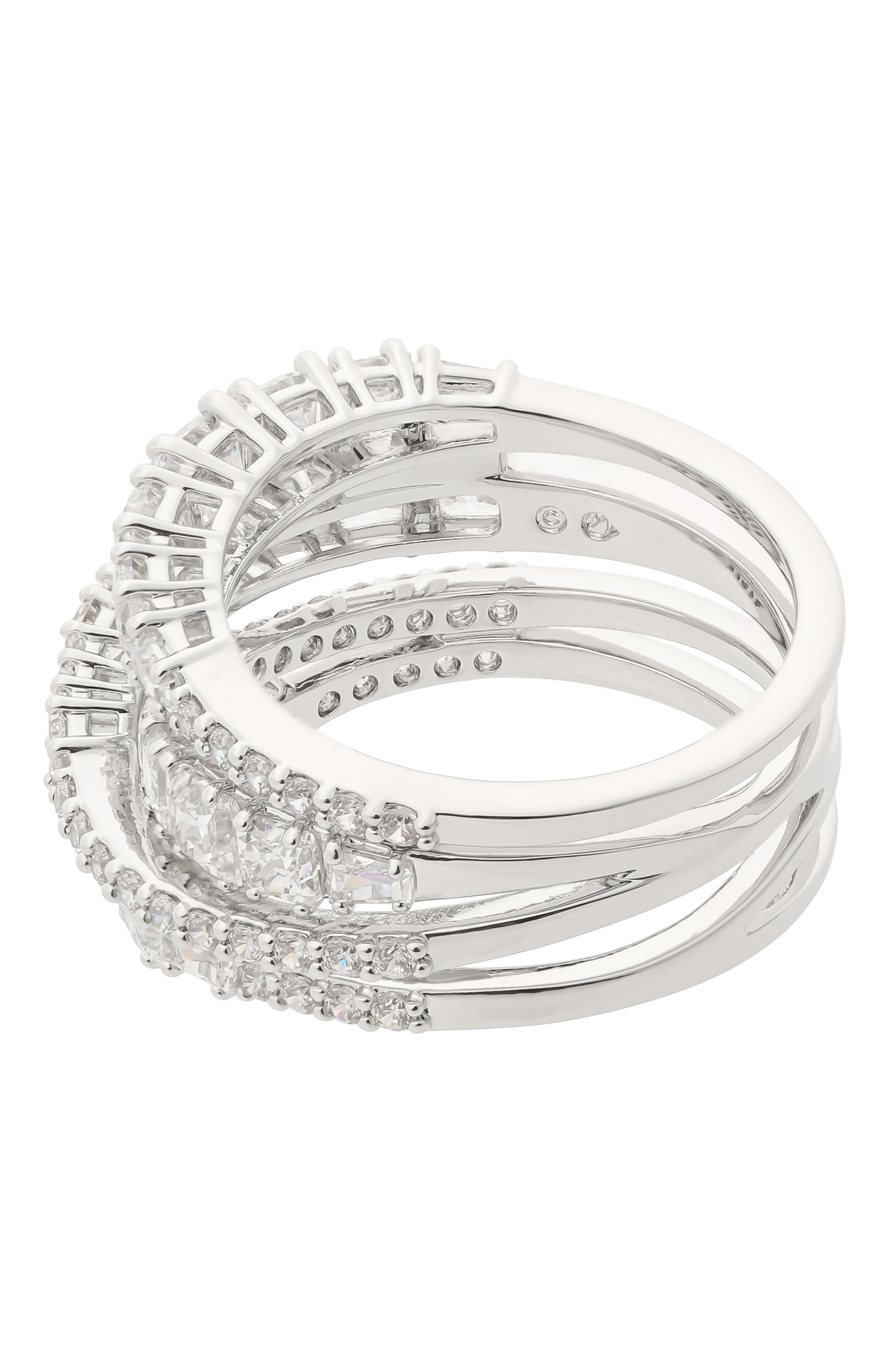 Кольцо hyperbola SWAROVSKI серебряного цвета по цене 29950 руб., арт. 5584654, фото 3 Кольцо hyperbola SWAROVSKI, арт. 5584654, фото 3