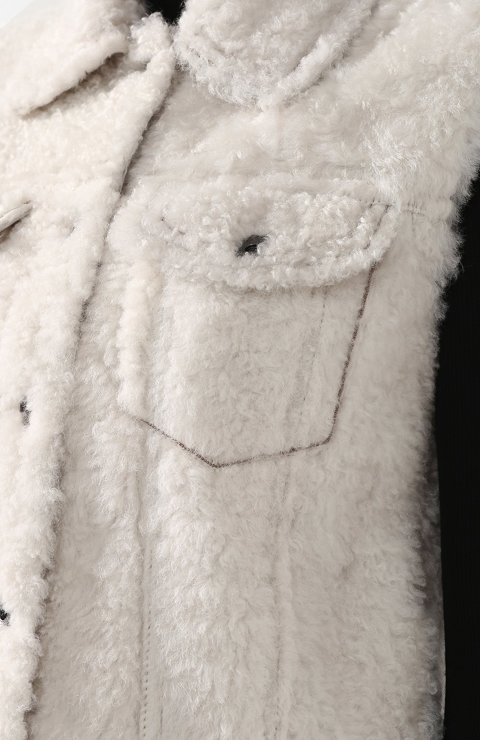Меховой жилет из овчины BRUNELLO CUCINELLI, арт. MPBRG8078, фото 5