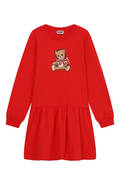 Хлопковое платье MOSCHINO, арт. HDV0H7/LDA16/10-14