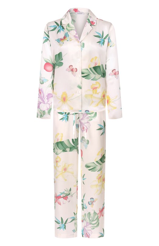 Шелковая пижама Eva B.Bitzer 16312471 Кремовый 16312471