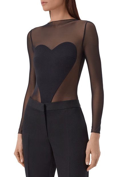 Боди UNDRESS CODE черного цвета по цене 18550 руб., арт. S0ULMATE B0DYSUIT, фото 3 Боди UNDRESS CODE, арт. S0ULMATE B0DYSUIT, фото 3