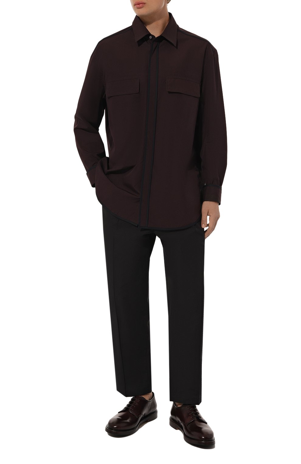 Хлопковая рубашка ZILLI, арт. SP0H01M010004201A, фото 2