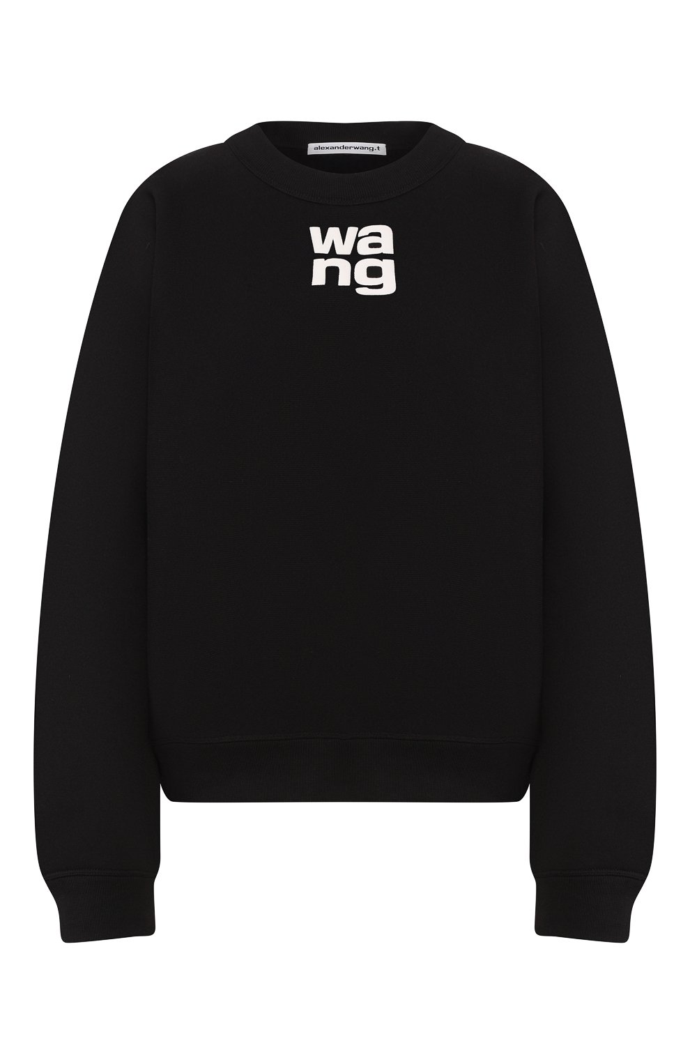 Хлопковый свитшот ALEXANDERWANG.T черного цвета по цене 24950 руб., арт. 4CC2191091, фото 1 Хлопковый свитшот ALEXANDERWANG.T, арт. 4CC2191091, фото 1