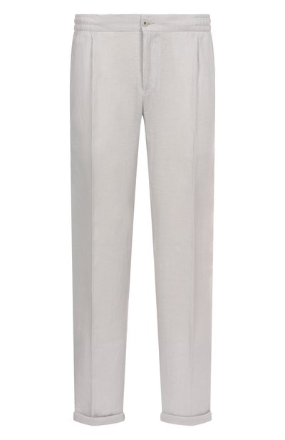 Мужские льняные брюки KITON, арт. UPN01H0928619