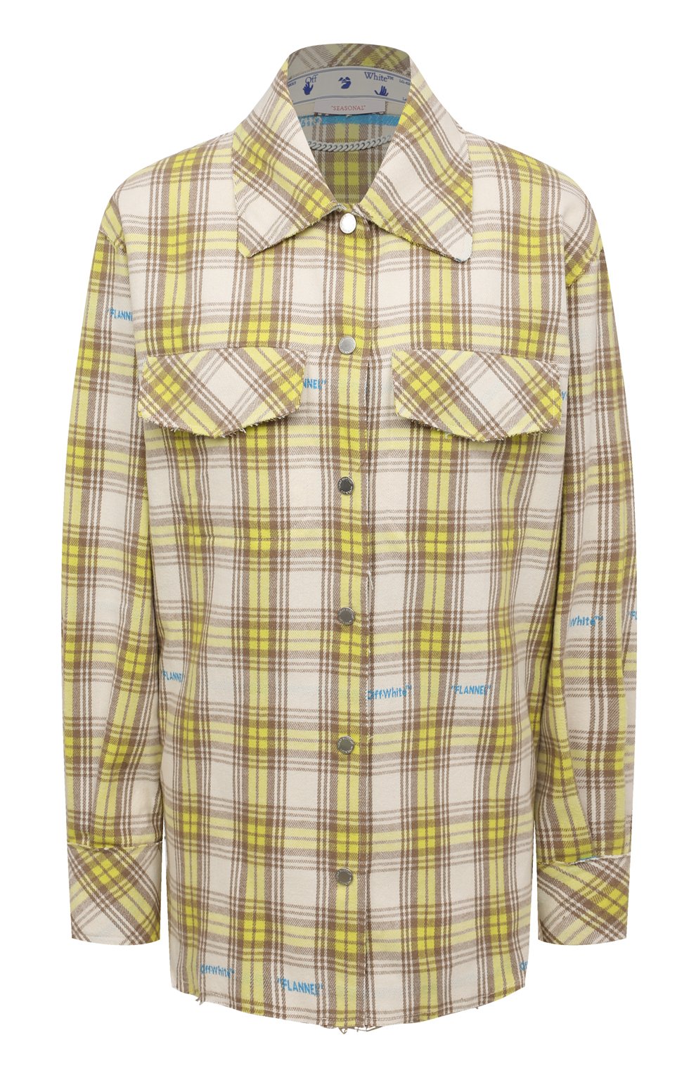 Хлопковая рубашка OFF-WHITE, арт. 0WEA261S22FAB001, фото 1