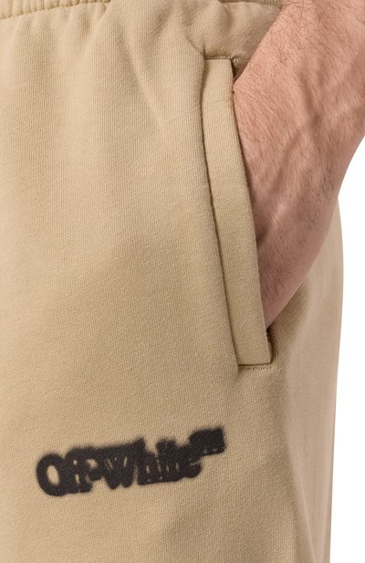Хлопковые джоггеры OFF-WHITE, арт. 0MCH057S25FLE001, фото 5