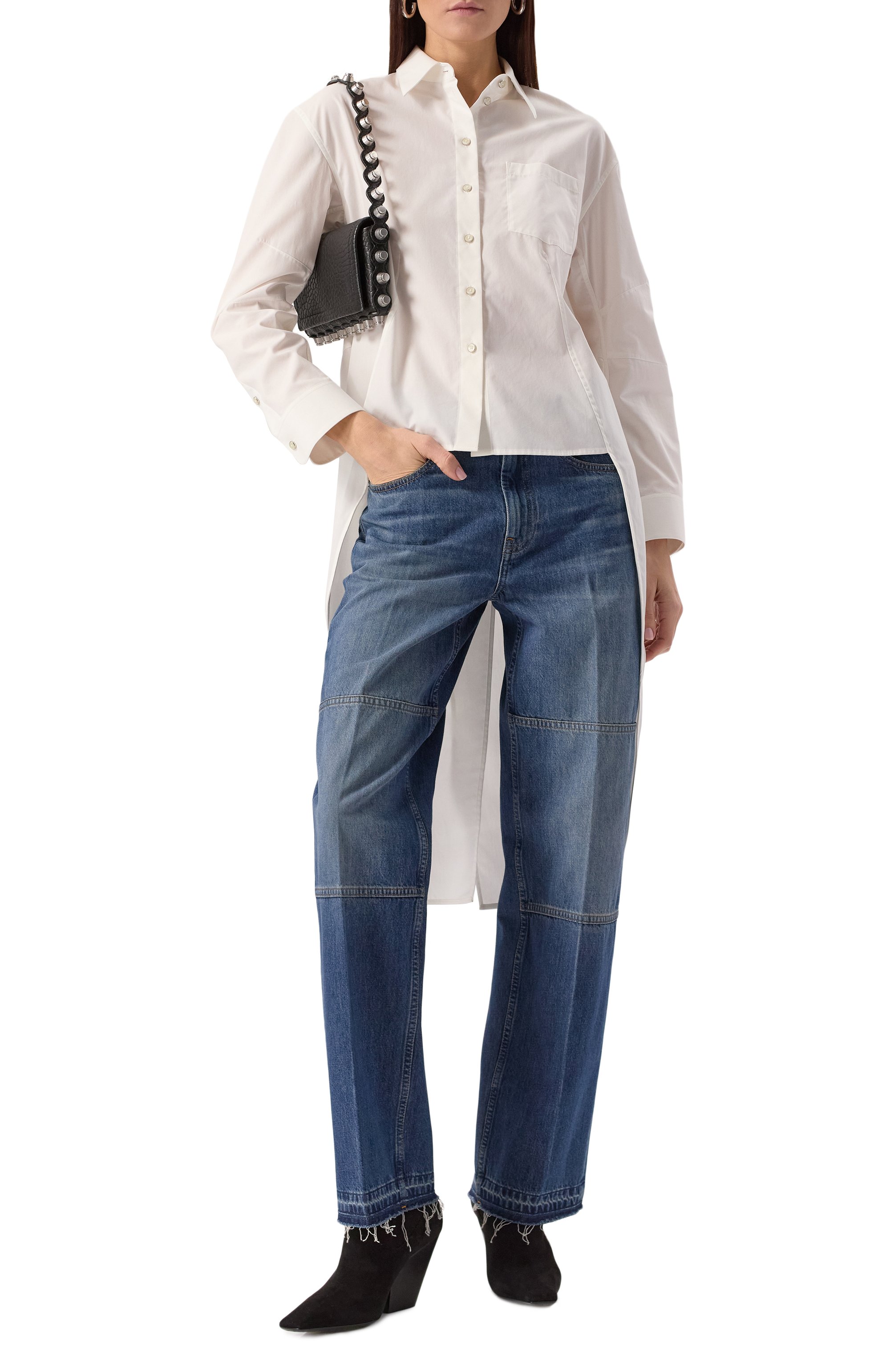 Хлопковая рубашка HELMUT LANG, арт. 010HW501, фото 2