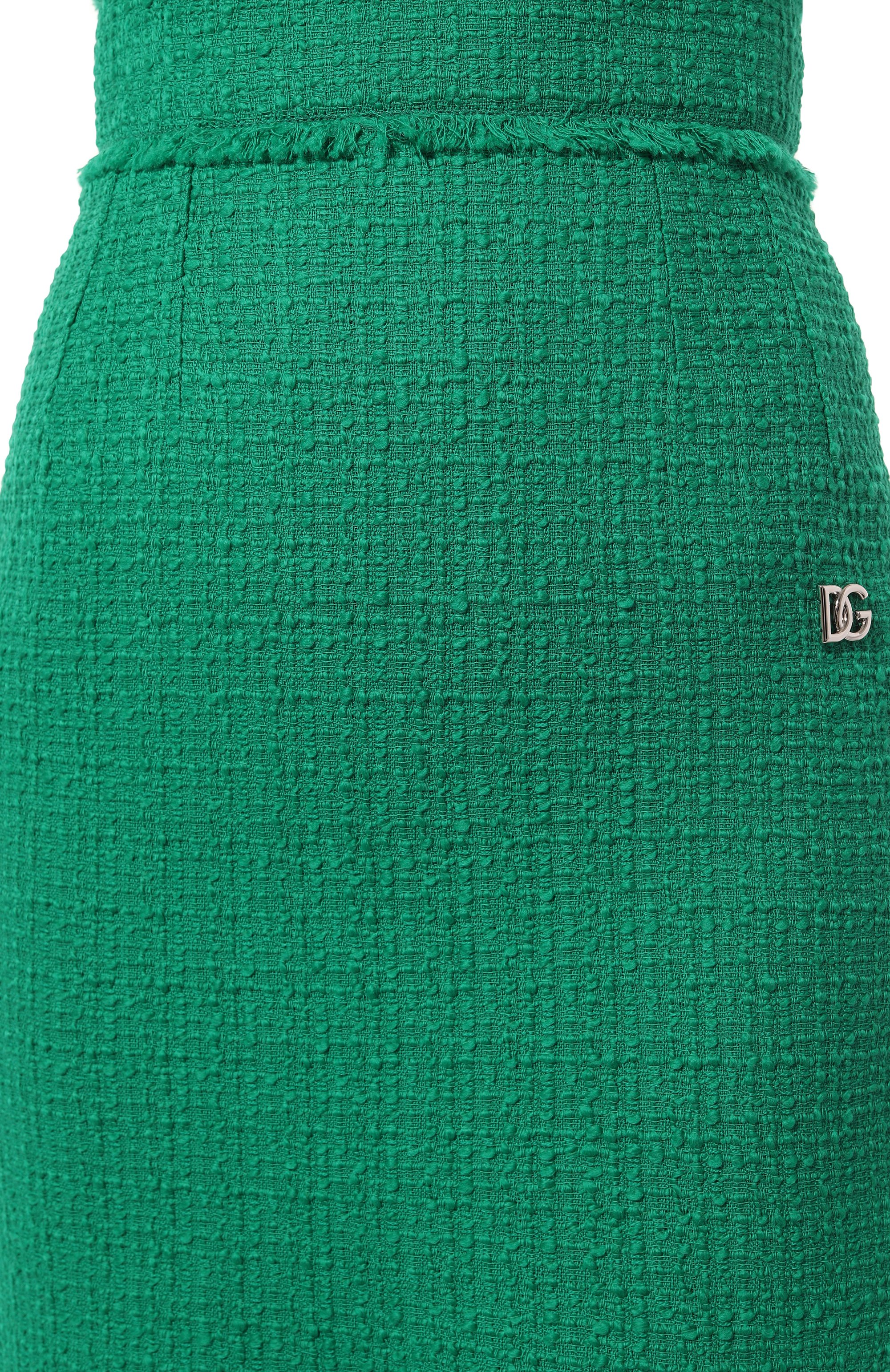 Шерстяная юбка DOLCE & GABBANA, арт. F4CJCT/FMMHN, фото 5