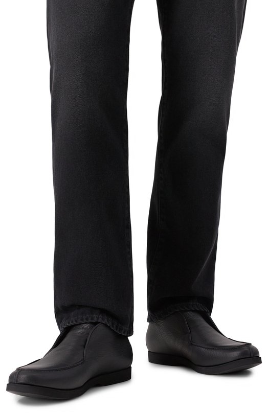 Кожаные ботинки Kiton USSA105N0012608 Чёрный  USSA105N0012608 Фото 3
