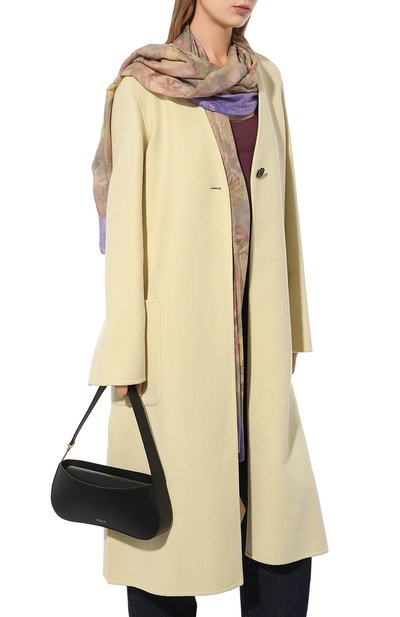 Палантин DRIES VAN NOTEN сиреневого цвета по цене 69950 руб., арт. 232-011302-7169, фото 2 Палантин DRIES VAN NOTEN, арт. 232-011302-7169, фото 2