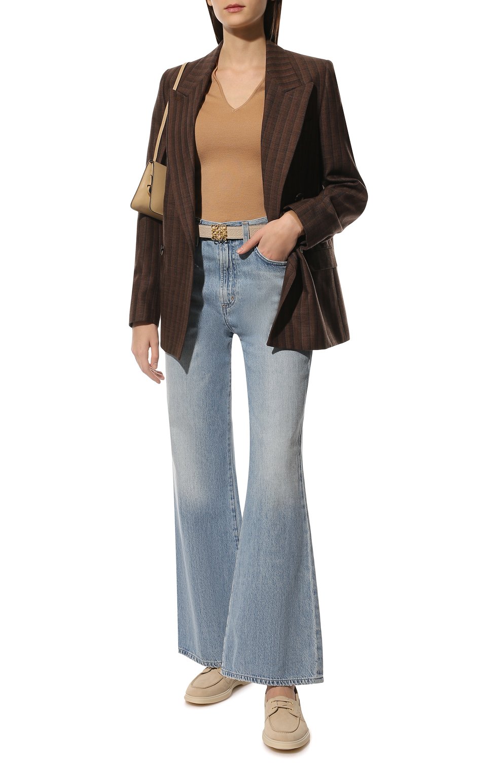 Замшевые лоферы SANTONI, арт. WUYA59940TISNLH0E40, фото 2