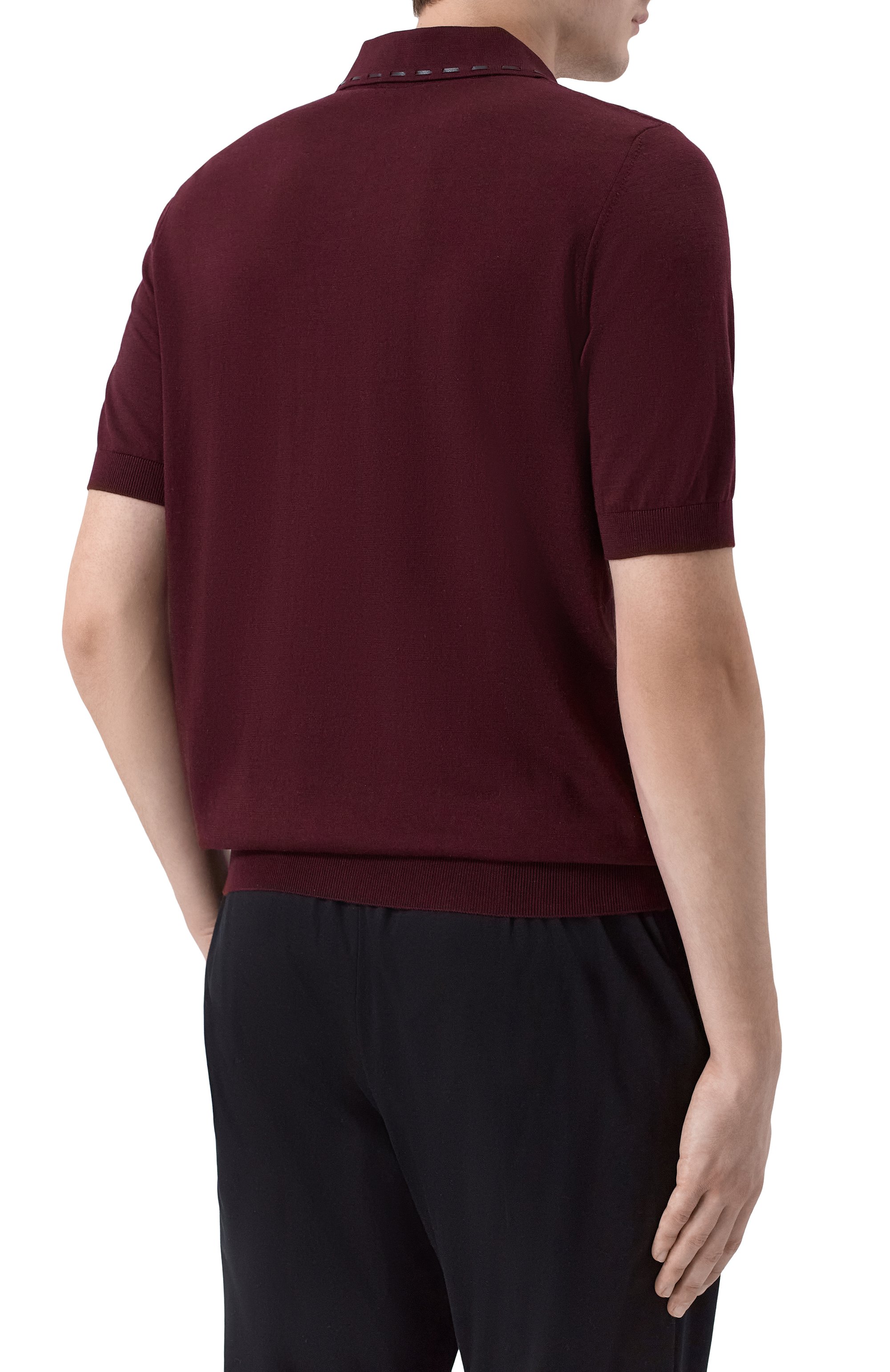 Поло из хлопка и шелка ZILLI, арт. KZP002M0144VRIS00, фото 4