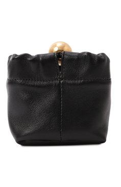 Женская сумка JIL SANDER черного цвета, арт. J07VL0034/P7323 | Фото 6 (Материал: Натуральная кожа; Размер: mini; Женское Кросс-КТ: Вечерняя сумка)