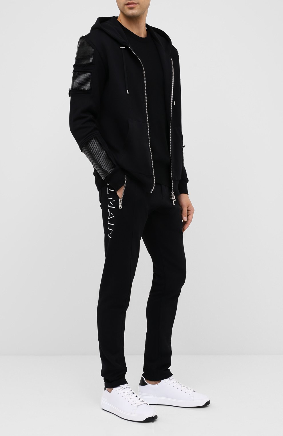 Кожаные кеды b-court BALMAIN белого цвета по цене 62250 руб., арт. UM1C226/LAMC, фото 2 Кожаные кеды b-court BALMAIN, арт. UM1C226/LAMC, фото 2