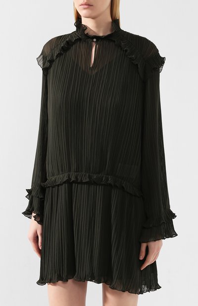 Платье KENZO хаки цвета по цене 45700 руб., арт. F962R01445AS, фото 3 Платье KENZO, арт. F962R01445AS, фото 3