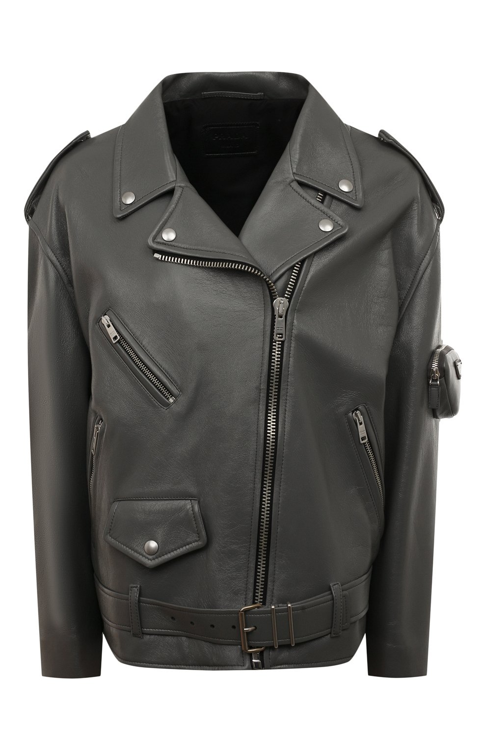 Кожаная куртка PRADA, арт. 58A081-1ZFE-F0K44, фото 1