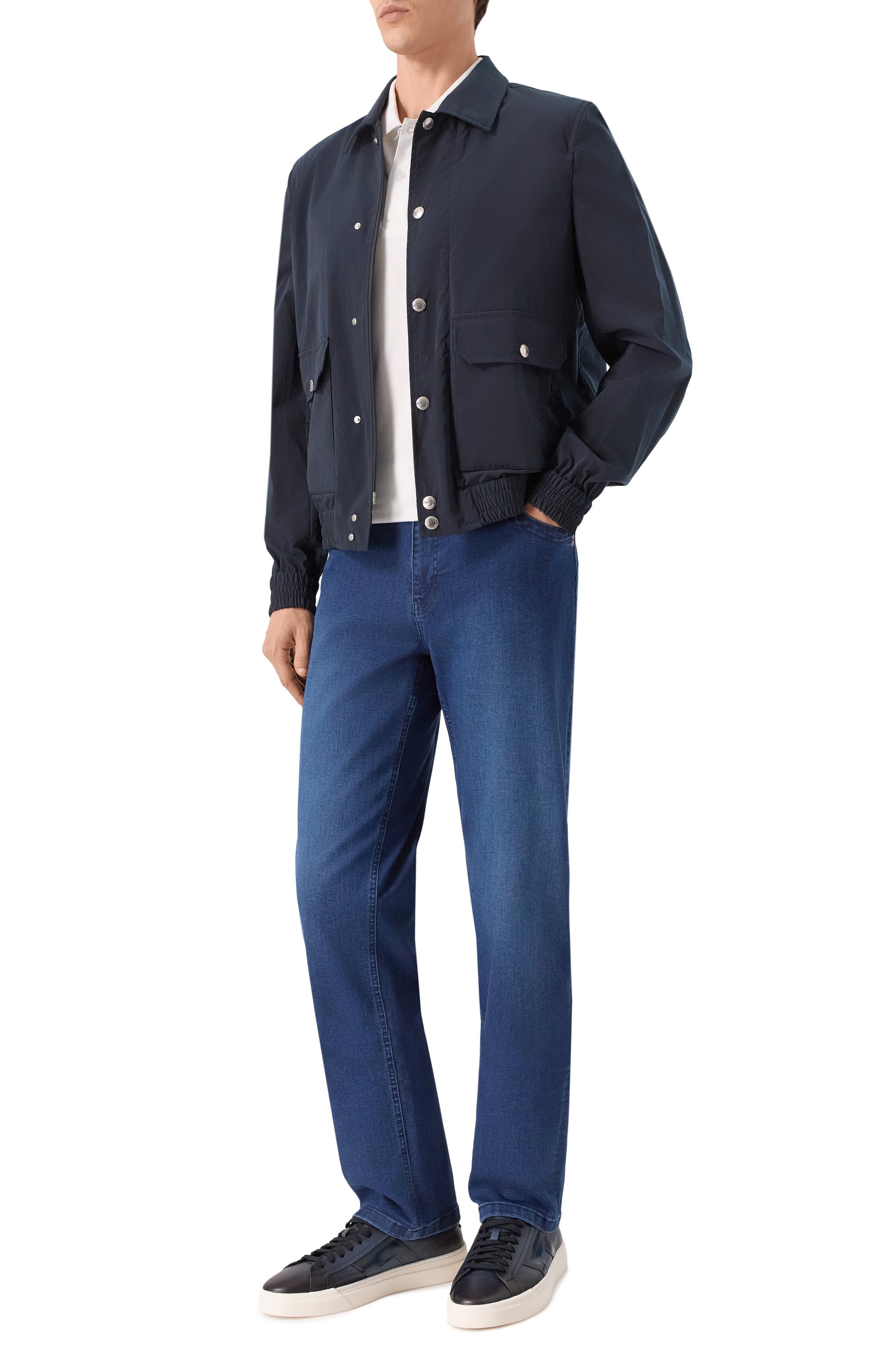 Хлопковое поло DIRK BIKKEMBERGS, арт. BMT1629, фото 2