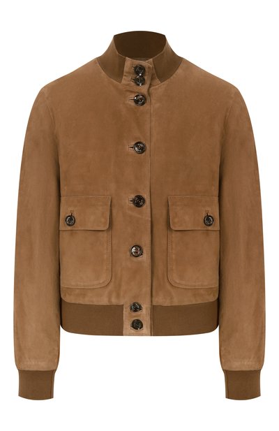 Женский замшевый бомбер MOORER, арт. NATIZZA-UR