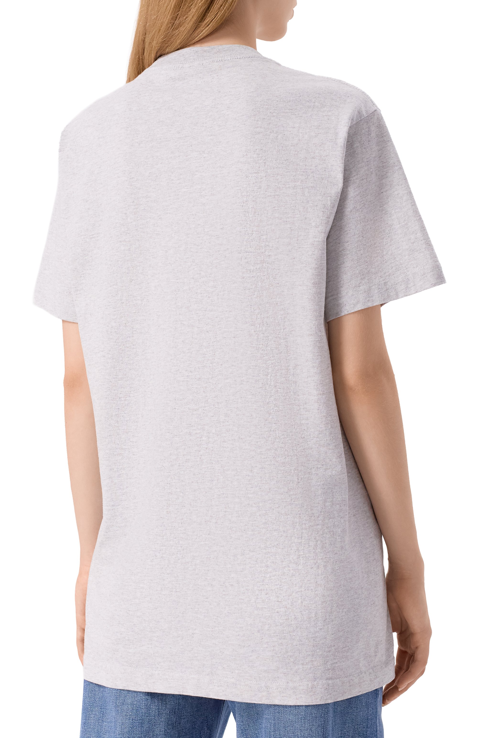 Хлопковая футболка SPORTY AND RICH, арт. T0043602043GY03, фото 4