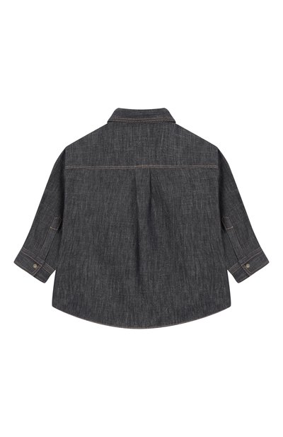 Джинсовая рубашка BRUNELLO CUCINELLI, арт. BB148C864A, фото 2