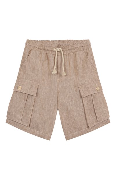 Льняные шорты-карго DOLCE & GABBANA, арт. L43Q64/FU4L0/2-6