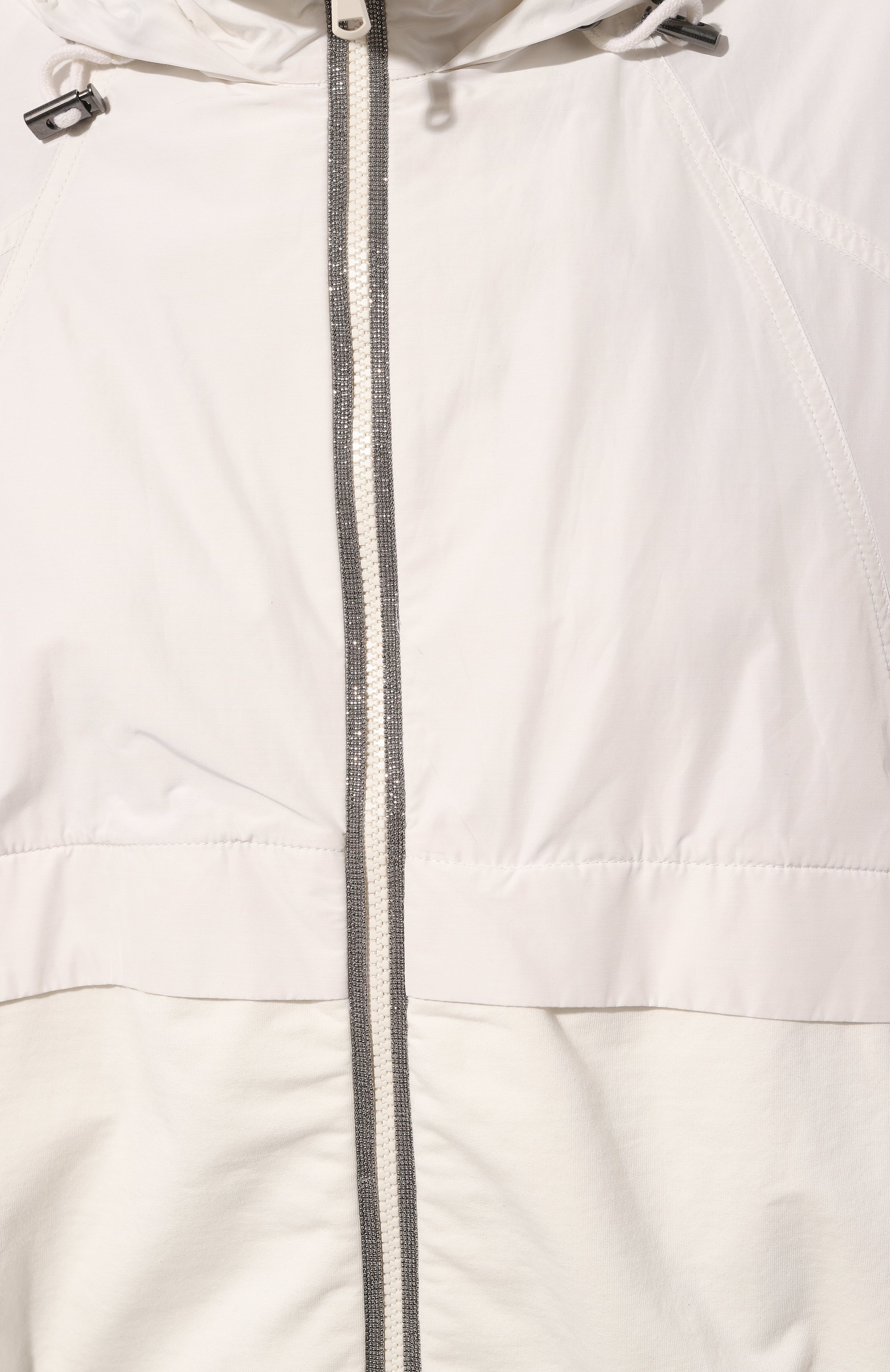 Ветровка BRUNELLO CUCINELLI белого цвета по цене 330500 руб., арт. MB574EP406, фото 5 Ветровка BRUNELLO CUCINELLI, арт. MB574EP406, фото 5