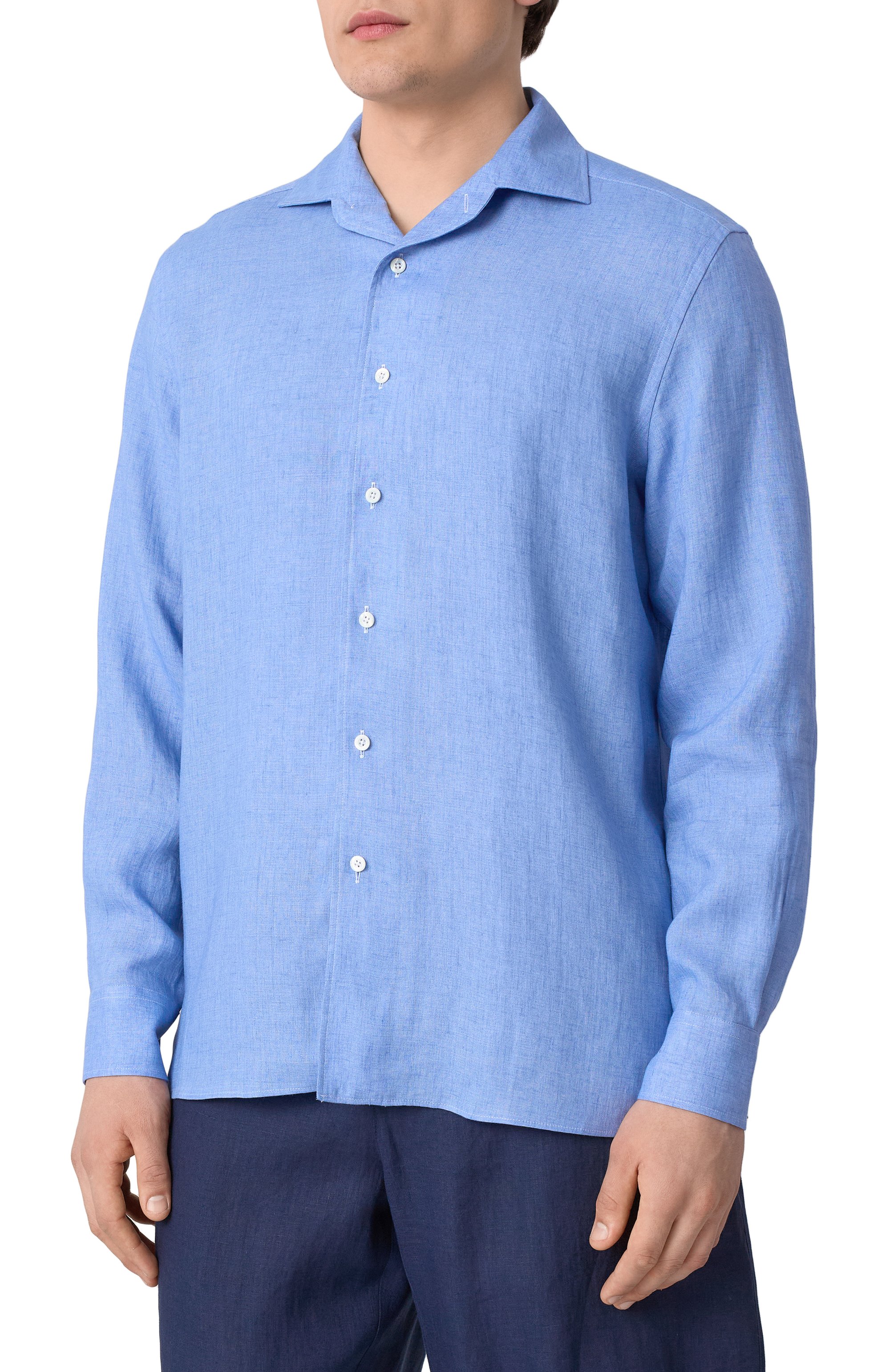 Льняная рубашка CORNELIANI, арт. 25P213-2511334, фото 3