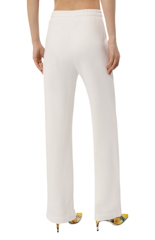 Хлопковые брюки Dolce & Gabbana FTCYYT/GDCDR Белый  FTCYYT/GDCDR Фото 4