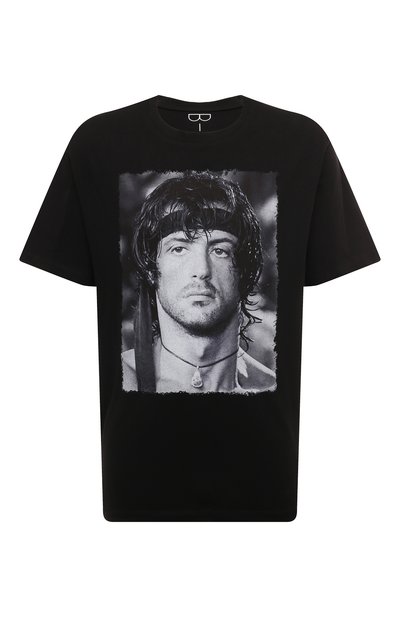 Мужская хлопковая футболка BISIBIGLIO, арт. RAMB0 FACE