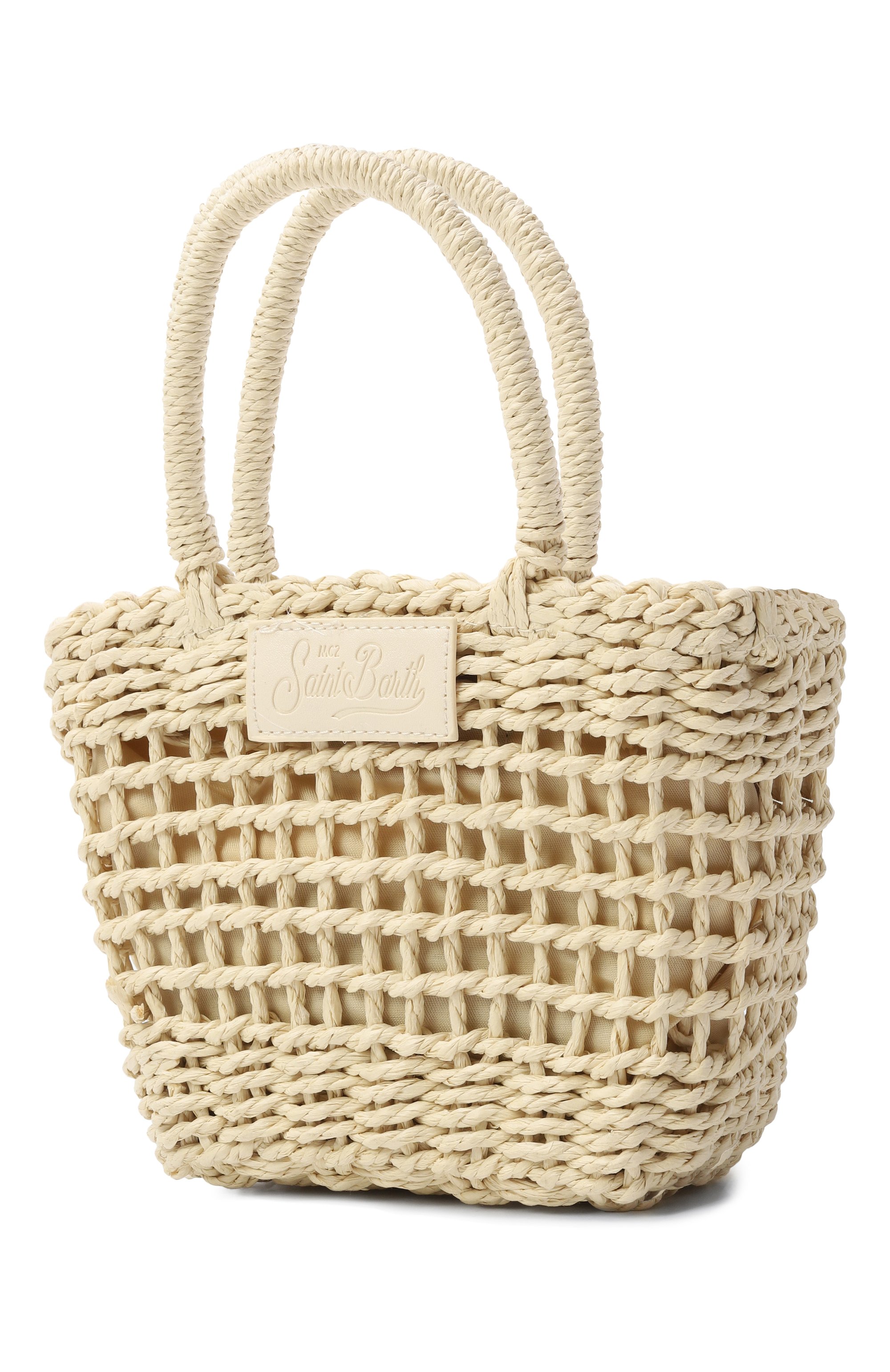 Сумка MC2 SAINT BARTH бежевого цвета по цене 12300 руб., арт. BASKET MINI/00632F, фото 2 Сумка MC2 SAINT BARTH, арт. BASKET MINI/00632F, фото 2