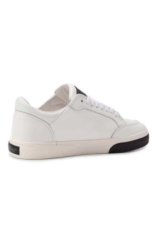 Кожаные кеды New Low Vulcanized Off-White 0MIA293C99LEA002 Белый  0MIA293C99LEA002 Фото 5