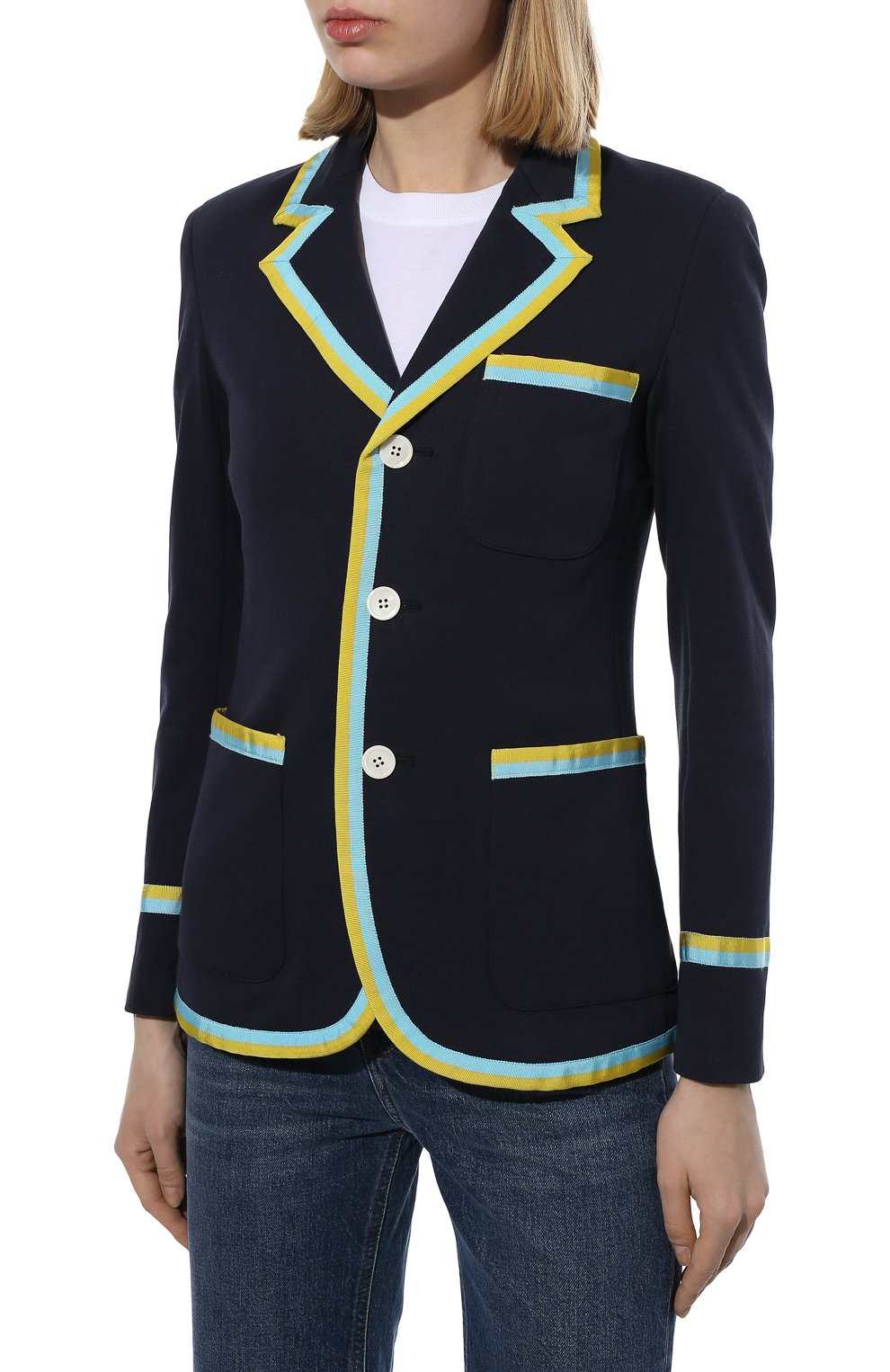 Хлопковый жакет POLO RALPH LAUREN, арт. 211856684, фото 3