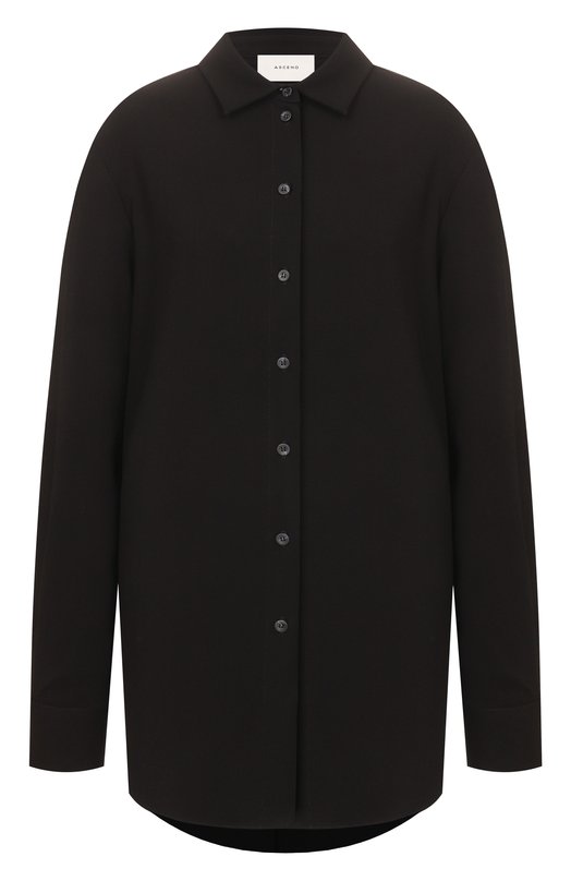 Блузка из вискозы ASCENO C0RE_T001F25 Чёрный C0RE_T001F25