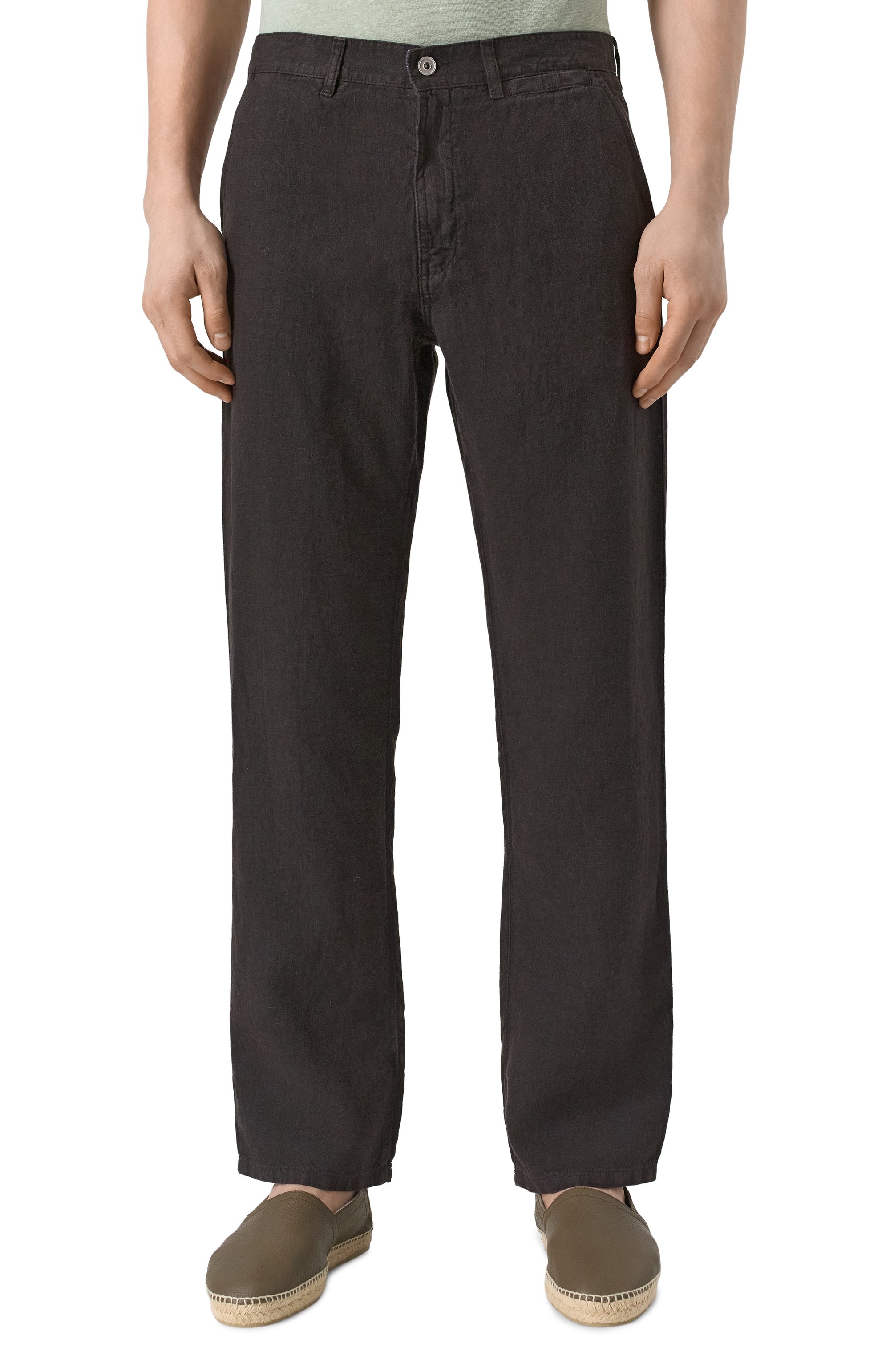 Льняные брюки 120% LINO, арт. 32ALIM29PQ/0476/000, фото 3