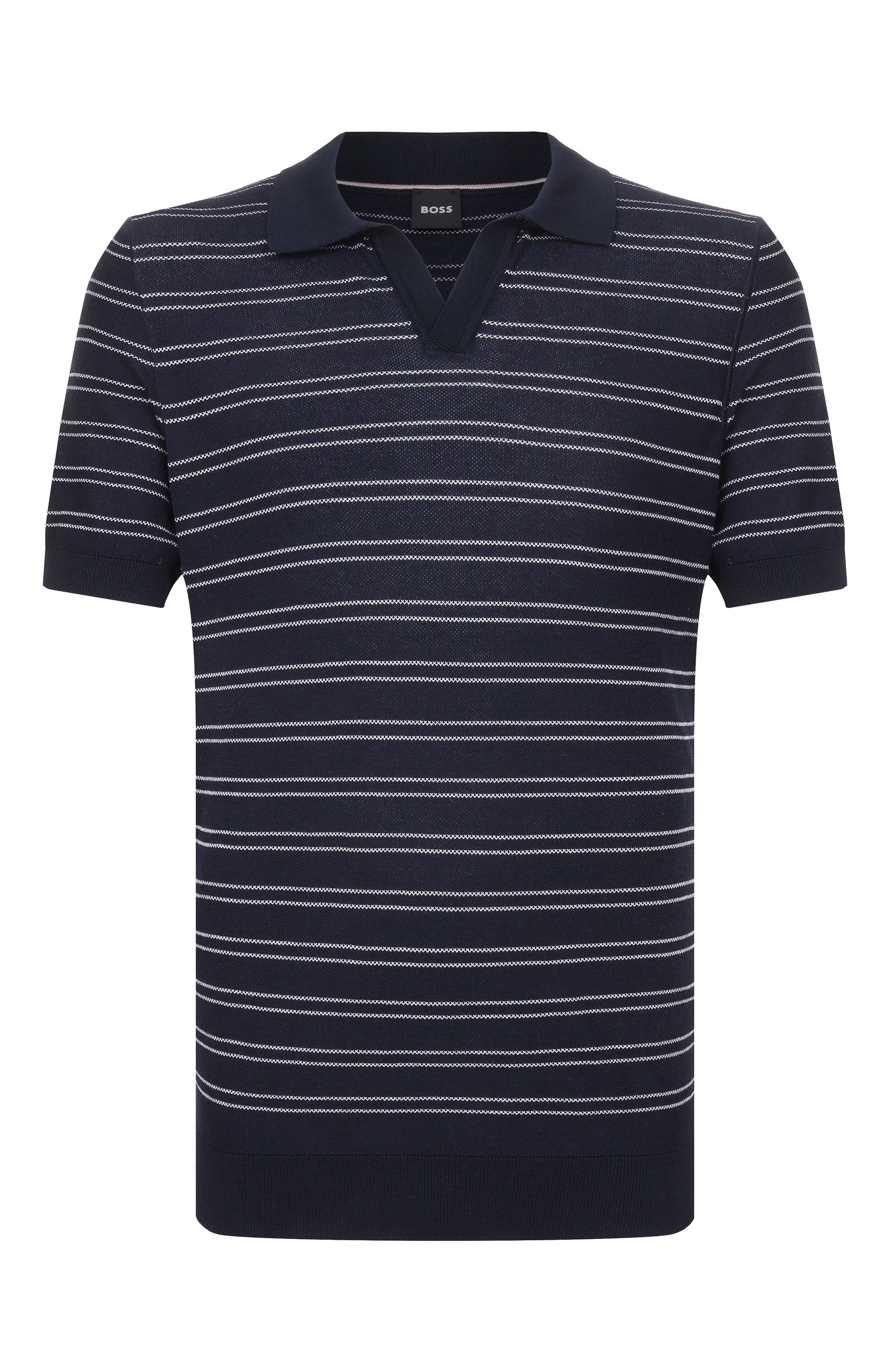 Поло из хлопка и лиоцелла BOSS, арт. 50560483, фото 1