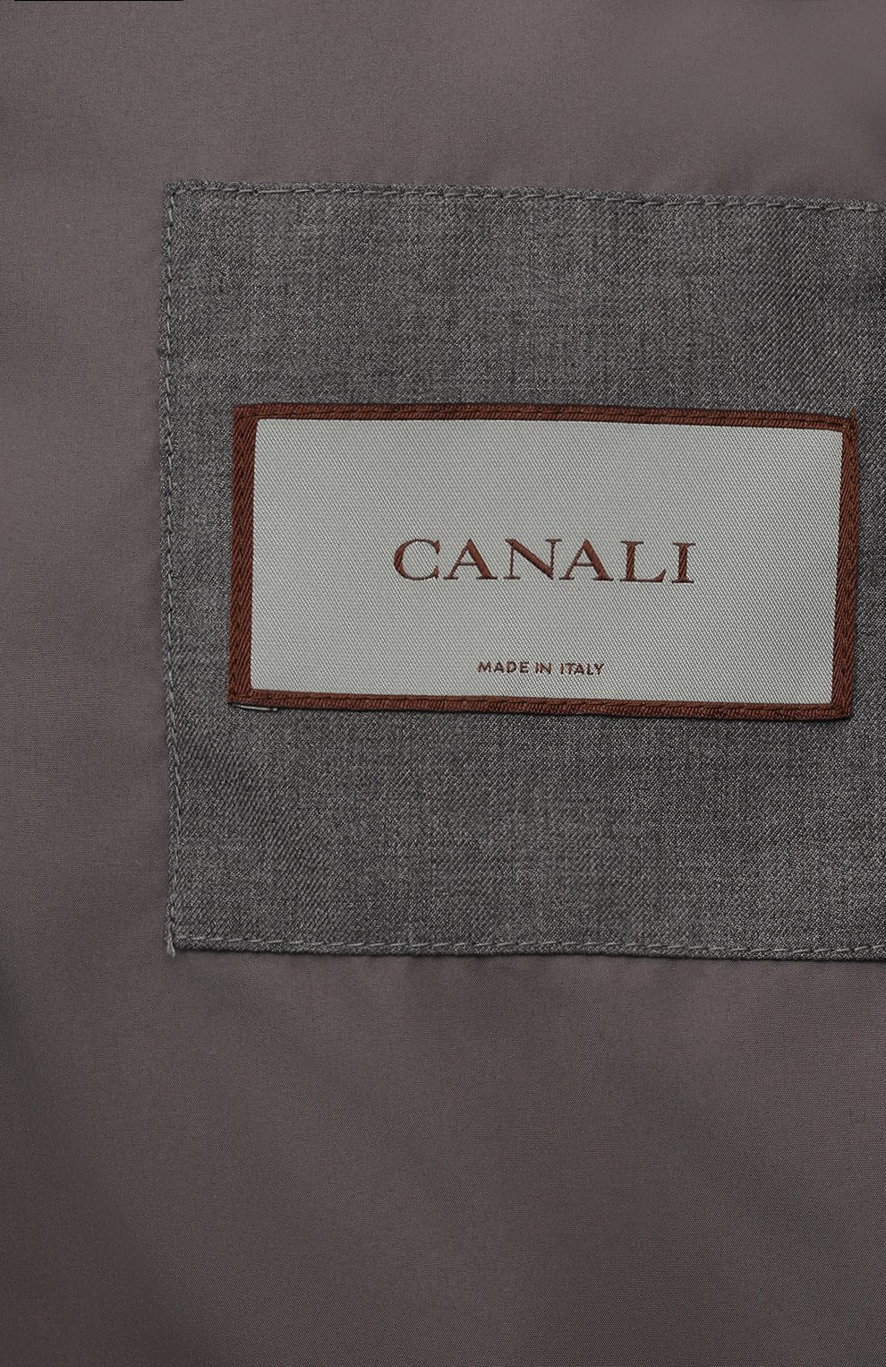 Бомбер CANALI темно-серого цвета по цене 92400 руб., арт. 040903/SG02953, фото 6 Бомбер CANALI, арт. 040903/SG02953, фото 6