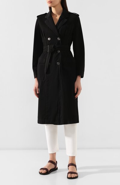 Хлопковое пальто DRIES VAN NOTEN, арт. 191-10218-7290, фото 3