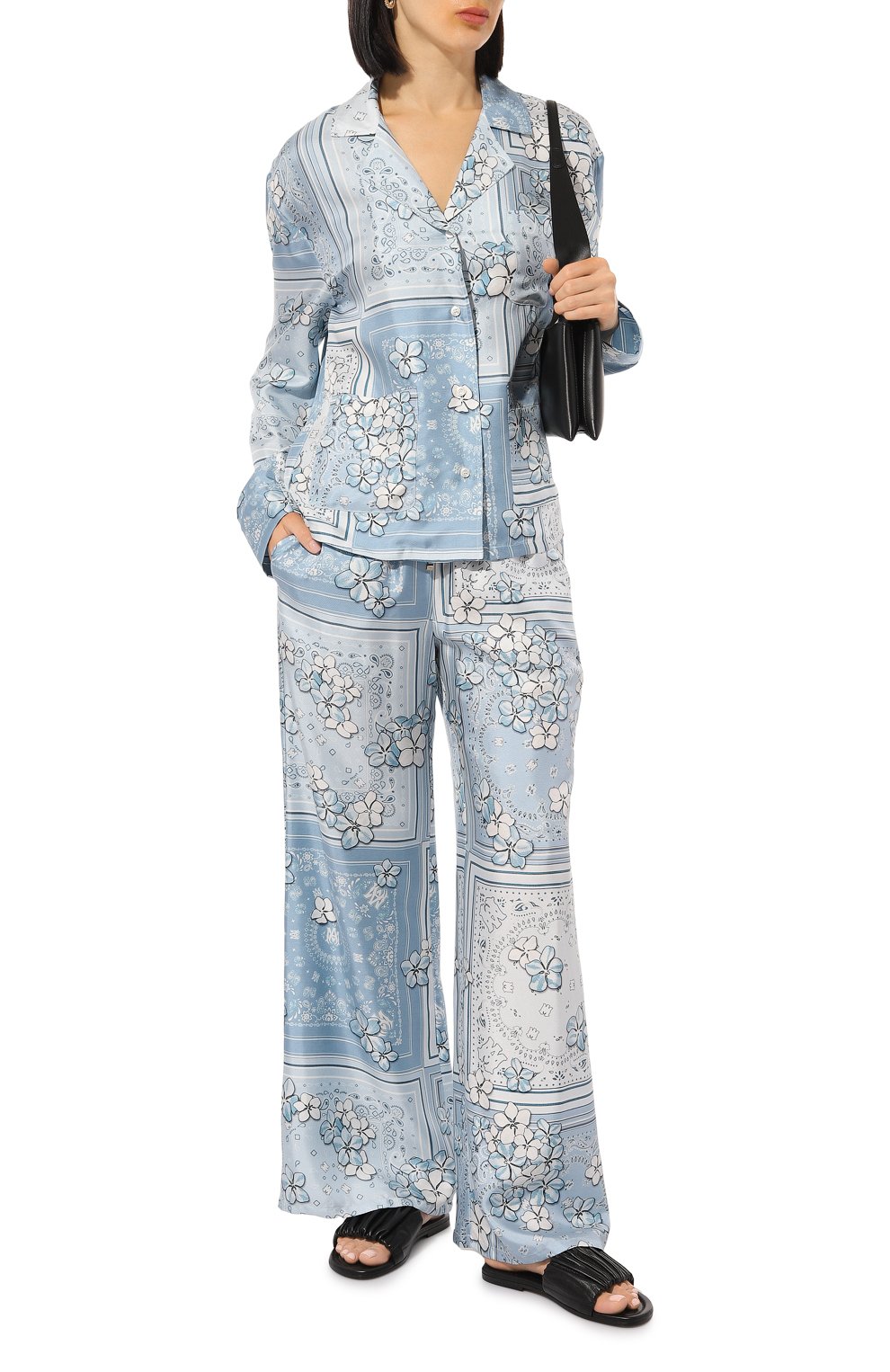 Шелковые брюки AMIRI, арт. AWPACA1002, фото 2