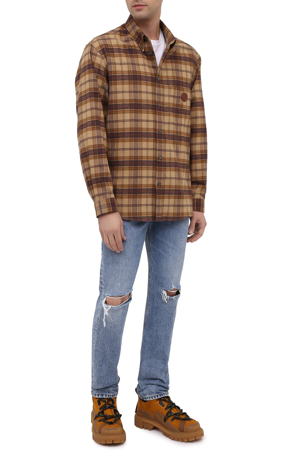 Кожаные ботинки hi trekking DOLCE & GABBANA, арт. CS1814/AW233, фото 2