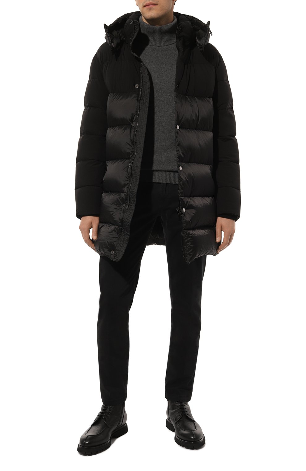 Пуховик yuran-shk MOORER черного цвета по цене 319500 руб., арт. YURAN/SHK, фото 2 Пуховик yuran-shk MOORER, арт. YURAN/SHK, фото 2