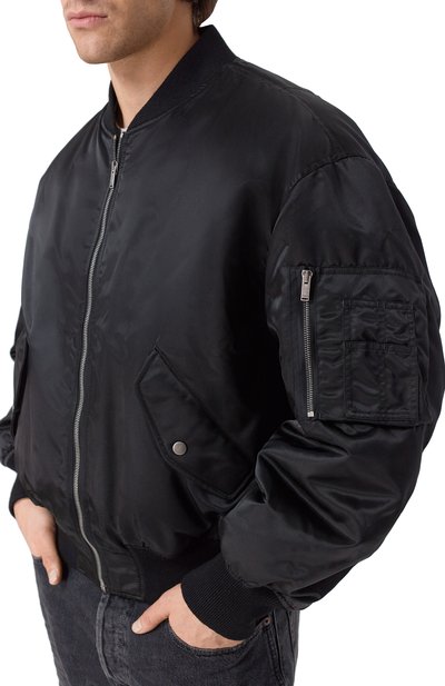 Утепленный бомбер SAINT LAURENT, арт. 838713/YZ9BV, фото 5